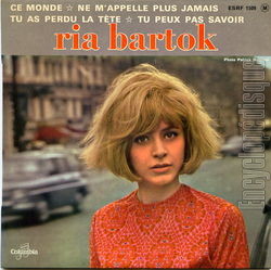 [Pochette de Ce monde (Ria BARTOK)]