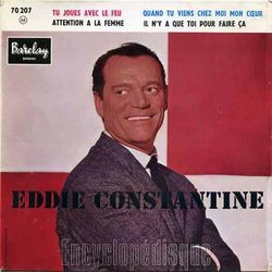 [Pochette de Tu joues avec le feu (Eddie CONSTANTINE)]