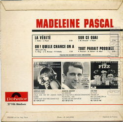 [Pochette de La vrit (Madeleine PASCAL) - verso]