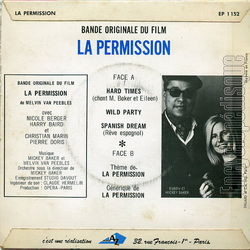 [Pochette de La permission (B.O.F.  Films ) - verso]