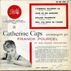 [Pochette de J’aimerais tellement a (Catherine CAPS) - verso]