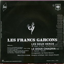 [Pochette de Les deux hros (Les FRANCS GARONS) - verso]