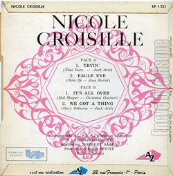 [Pochette de Tryin’ (Nicole CROISILLE) - verso]