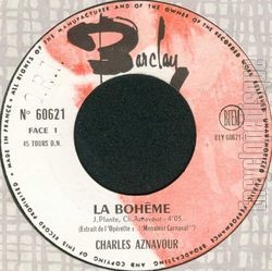 [Pochette de La bohme (Charles AZNAVOUR)]