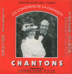 [Pochette de Chantons (Lisette ROLAND et Xavier SIMON)]