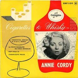 [Pochette de Cigarettes, whisky et p’tites ppes (Annie CORDY)]