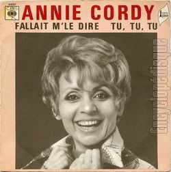 [Pochette de Fallait m’le dire (Annie CORDY)]