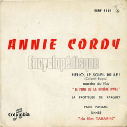 [Pochette de Hello, le soleil brille ! (Annie CORDY)]