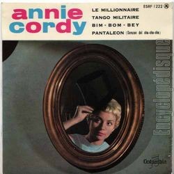 [Pochette de Le millionnaire (Annie CORDY)]