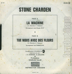 [Pochette de La machine (STONE ET CHARDEN) - verso]