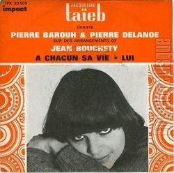 [Pochette de  chacun sa vie (Jacqueline TAIEB)]