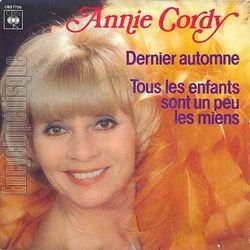 [Pochette de Notre dernier automne (Annie CORDY)]