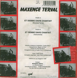 [Pochette de Et Debbie Davis chantait (Maxence TERVAL) - verso]