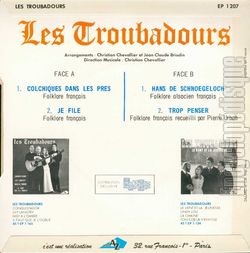 [Pochette de Colchiques dans les prs (Les TROUBADOURS) - verso]