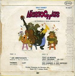 [Pochette de Les aristochats (B.O.F.  Films ) - verso]