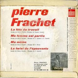 [Pochette de La fte du travail (Pierre FRACHET) - verso]