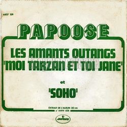 [Pochette de Les amants-outang (PAPOOSE)]