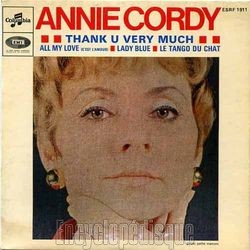 [Pochette de Thank u very much (Annie CORDY)]