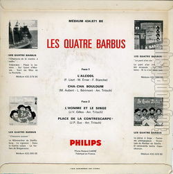 [Pochette de L’alcool (Les QUATRE BARBUS) - verso]