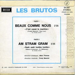 [Pochette de Beaux comme nous (C’est cass la machine) (Les BRUTOS) - verso]