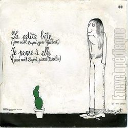 [Pochette de La petite bte / Je pense  elle (Jean-Nol DUPR) - verso]