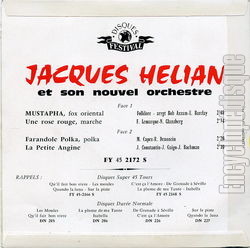 [Pochette de Mustapha (Jacques HLIAN) - verso]