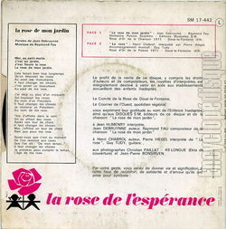 [Pochette de La rose de mon jardin (COMPILATION) - verso]