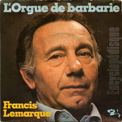 [Pochette de L’orgue de Barbarie (Francis LEMARQUE)]