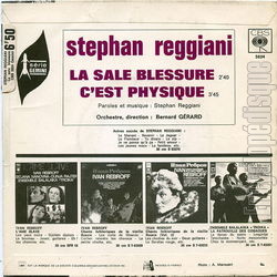 [Pochette de La sale blessure (Stephan REGGIANI) - verso]