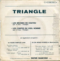 [Pochette de Les brumes du Chatou (TRIANGLE) - verso]