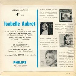 [Pochette de Tintin et la Toison d’Or - 4me srie (Isabelle AUBRET) - verso]