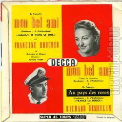 [Pochette de Wallonie (Richard DEMOULIN  - Francine BOUCHER) - verso]