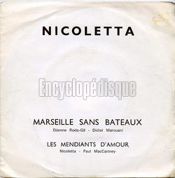 [Pochette de Marseille sans bateaux (NICOLETTA)]