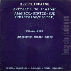 [Pochette de Stalag-tilt / Whiskeuses images again (Hubert-Flix THIFAINE)]