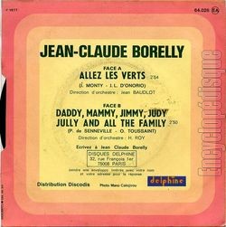 [Pochette de Allez les verts (Jean-Claude BORELLY) - verso]