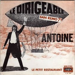 [Pochette de Le dirigeable (ANTOINE)]