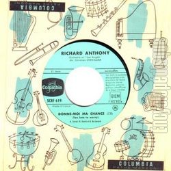 [Pochette de Donne-moi ma chance (Richard ANTHONY)]