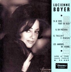 [Pochette de Si je vois tout en bleu (Lucienne BOYER)]