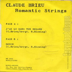 [Pochette de J’ai lu dans ton regard (Claude BRIEU) - verso]