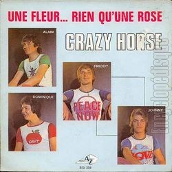 [Pochette de Une fleur, rien qu’une rose (CRAZY HORSE)]