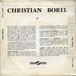 [Pochette de Bon voyage (Christian BOREL) - verso]