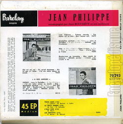 [Pochette de Jean Philippe chante pour les enfants (Jean PHILIPPE) - verso]