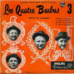 [Pochette de Drles de chansons - 3me srie (Les QUATRE BARBUS)]