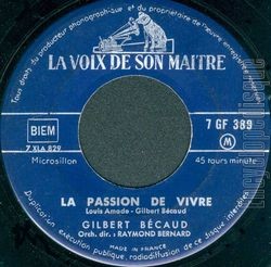 [Pochette de Embrasse-moi,  mon amour (Gilbert BCAUD) - verso]