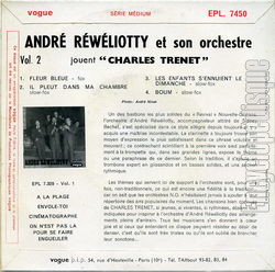 [Pochette de Jouent Charles Trenet - Vol. 2 (Andr REWELIOTTY) - verso]