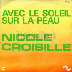 [Pochette de Avec le soleil sur la peau (Nicole CROISILLE)]