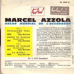 [Pochette de Guillaume Tell (Marcel AZZOLA) - verso]