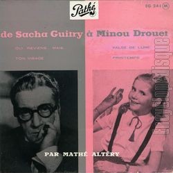 [Pochette de De Sacha Guitry  Minou Drouet (Math ALTRY)]