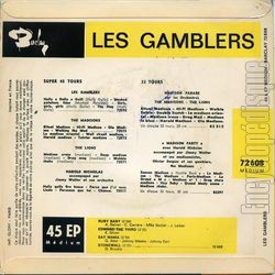 [Pochette de Ruby baby (Les GAMBLERS) - verso]