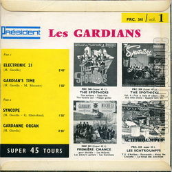 [Pochette de Electronic 21 (Les GARDIANS) - verso]